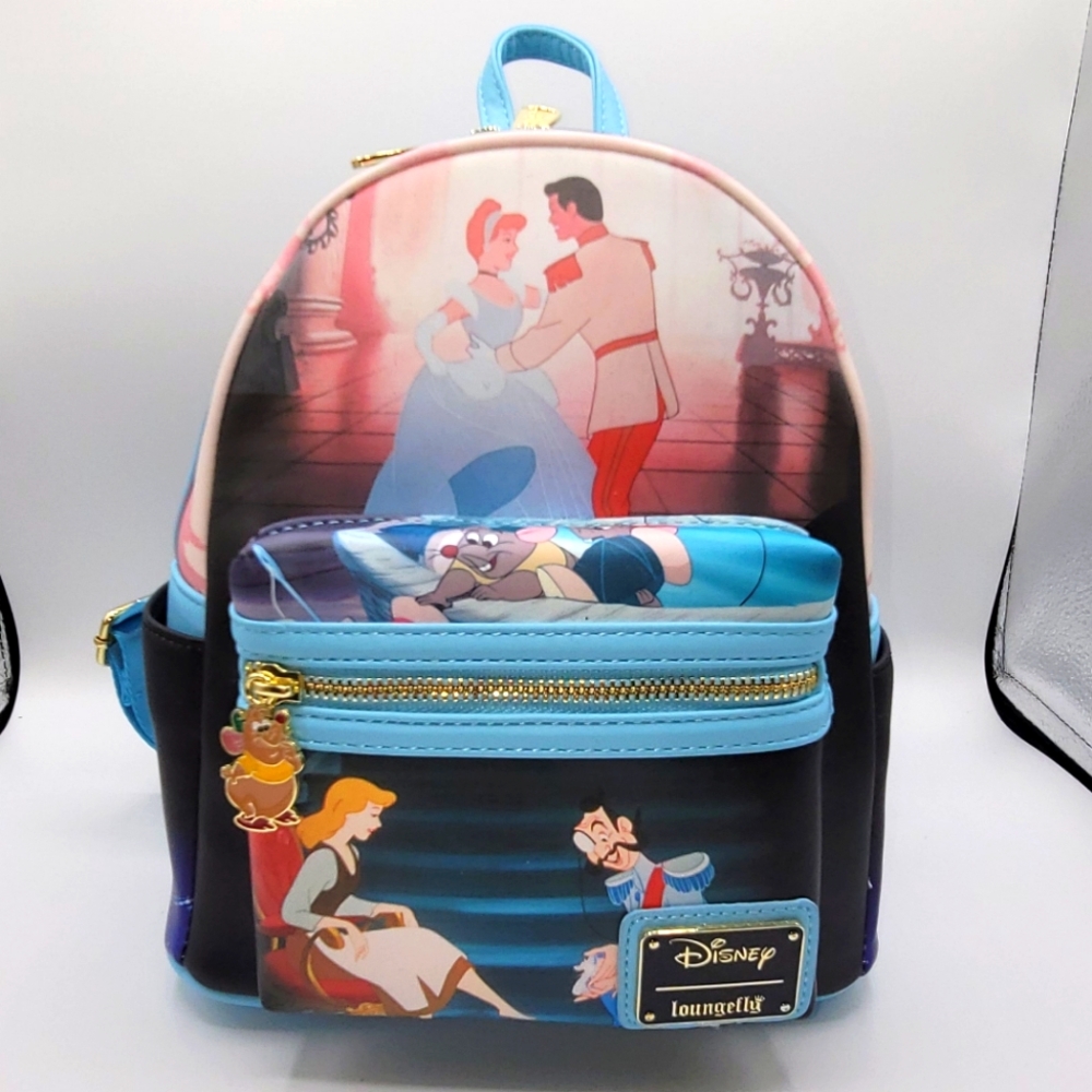 Loungefly Disney Cinderella Princess Scene Mini Backpack New With Tags